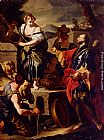 Rebecca And Eliezer At The Well by Francesco Solimena
